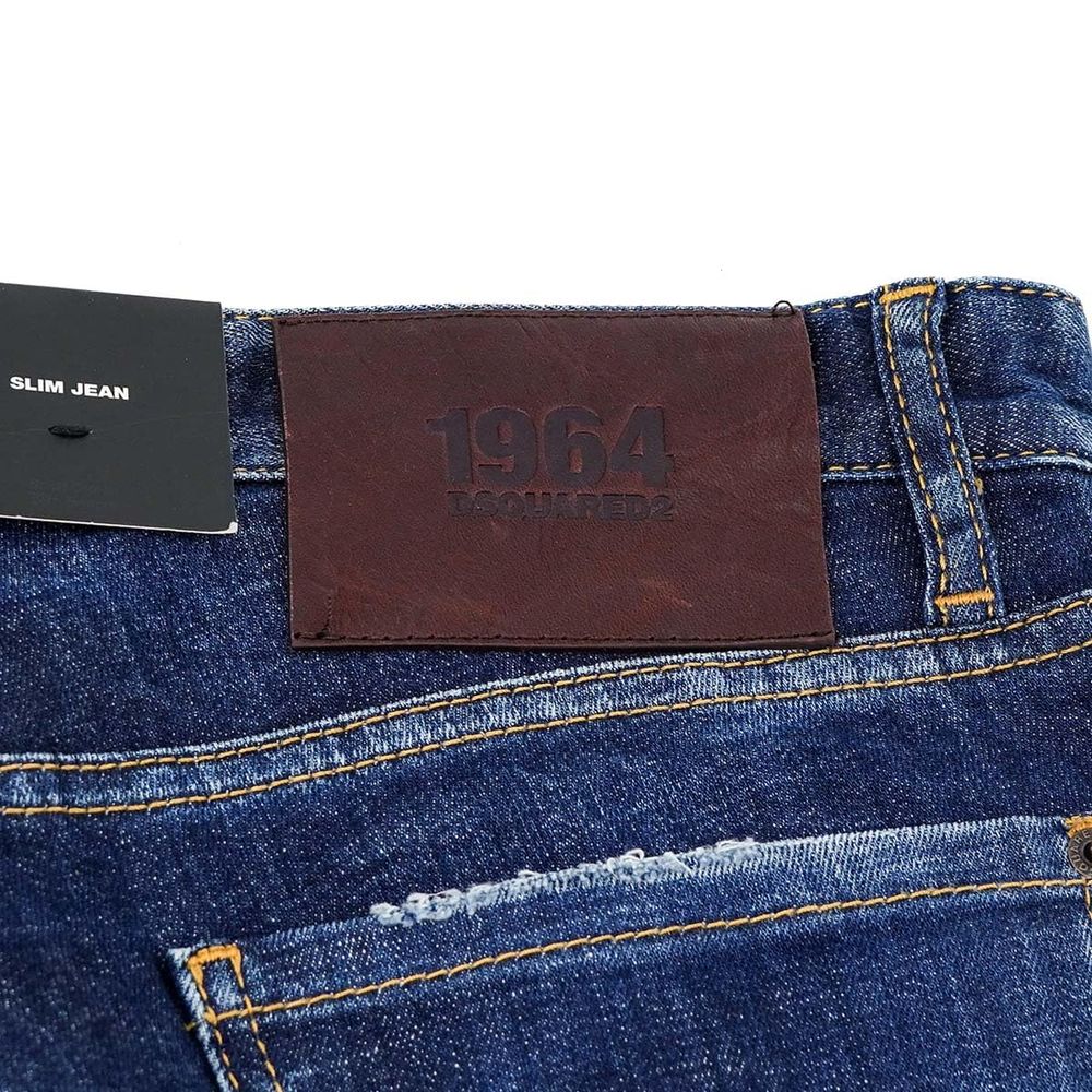 Dsquared² Herren Slim Jeans aus blauer Baumwolle