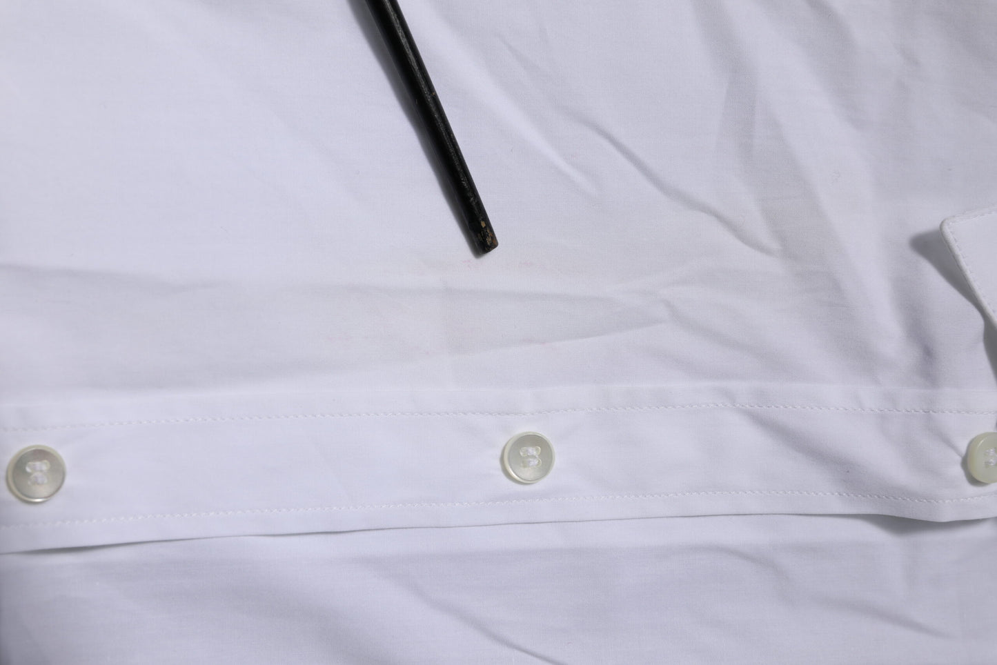 Dolce &amp; Gabbana – Weißes, langärmliges, formelles Hemd aus Baumwolle in GOLD