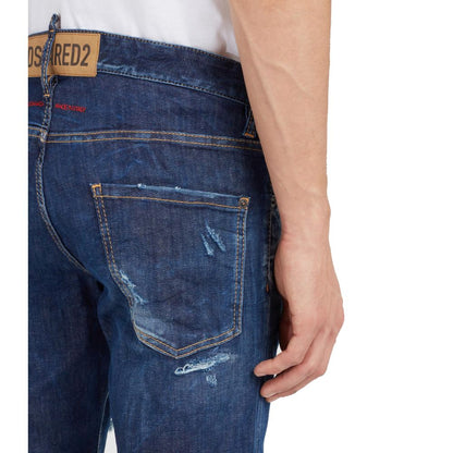 Dsquared² Blaue Baumwolljeans für Herren