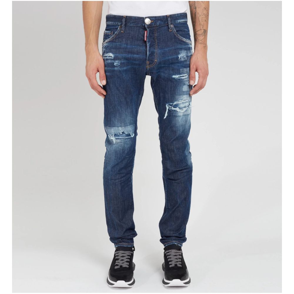 Dsquared² Blaue Baumwolljeans für Herren