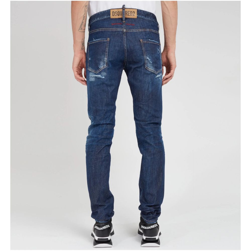 Dsquared² Blaue Baumwolljeans für Herren