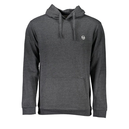 Sergio Tacchini Herrenpullover aus grauer Baumwolle