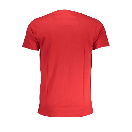 Rotes Baumwoll-T-Shirt der Cavalli-Klasse