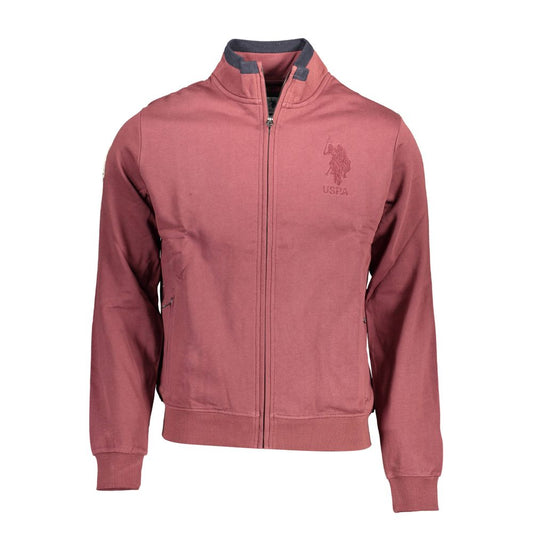 US POLO ASSN. Lila Baumwollpullover für Herren
