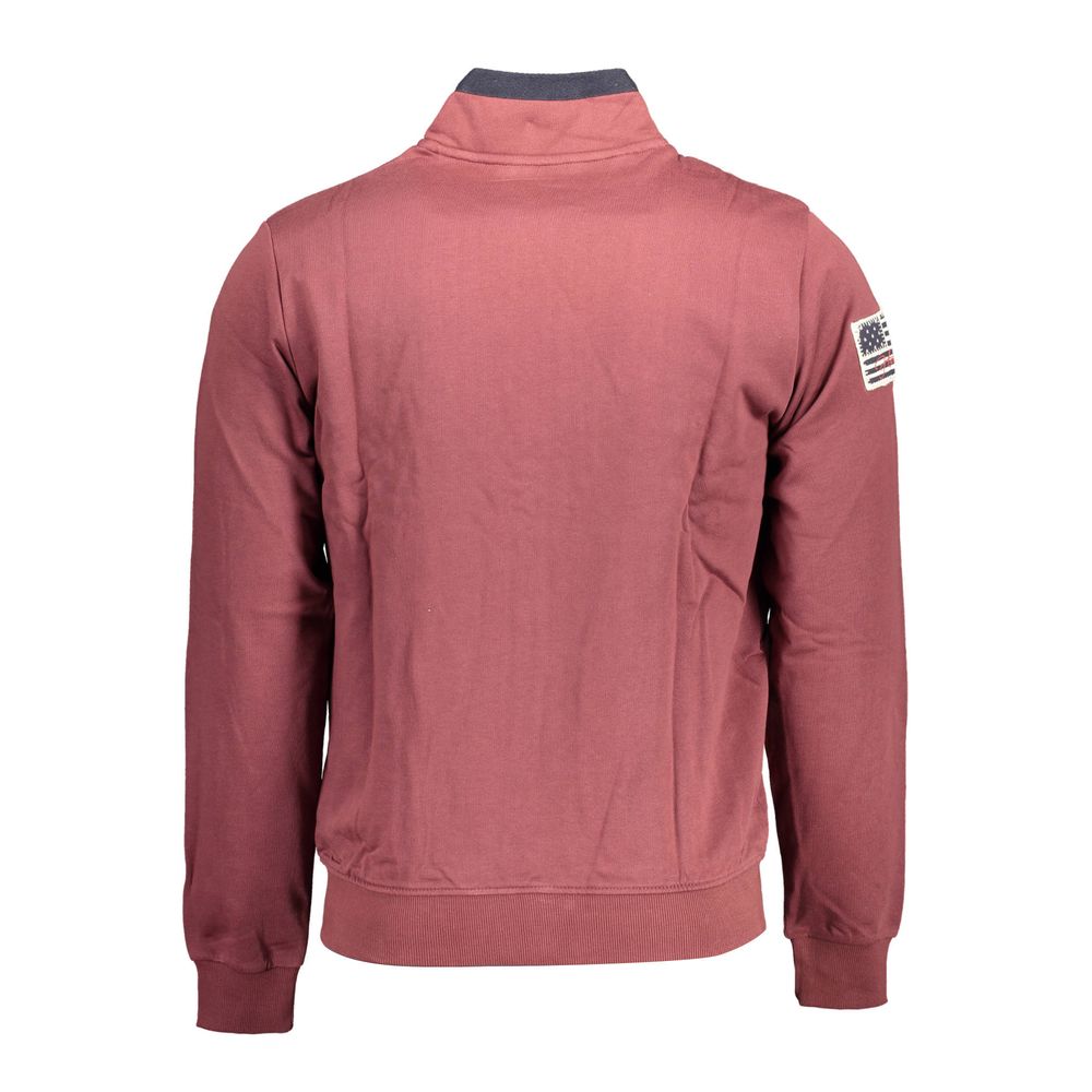 US POLO ASSN. Lila Baumwollpullover für Herren