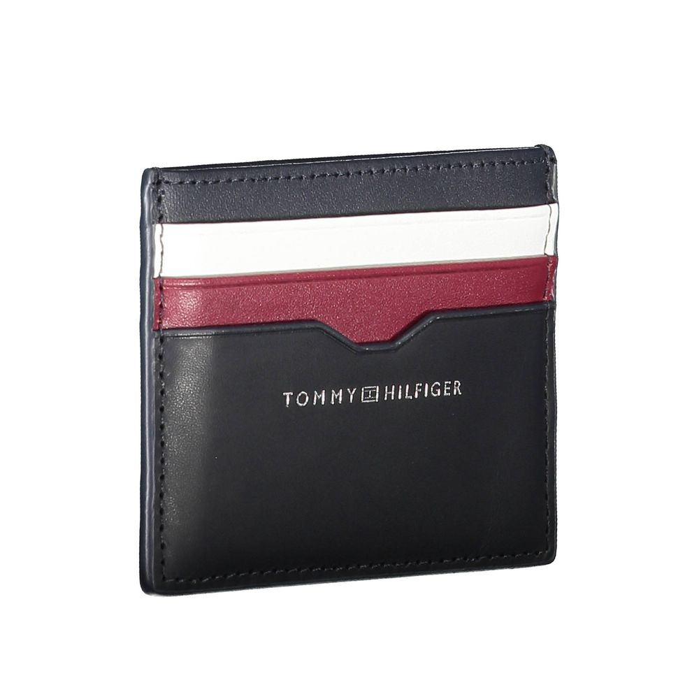 Tommy Hilfiger – Blaue Herren-Geldbörse aus Leder