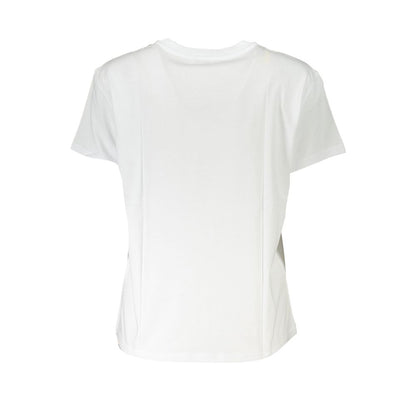 Patrizia Pepe Weißes Baumwoll-T-Shirt für Damen