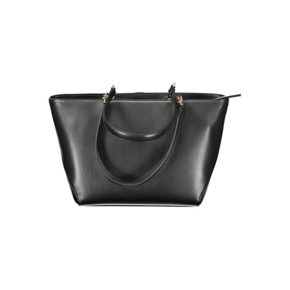 Tommy Hilfiger – Schwarze Polyethylen-Handtasche für Damen