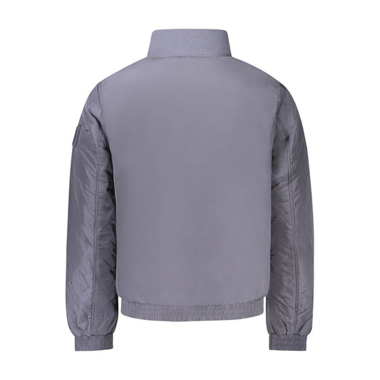 Calvin Klein – Blaue Polyamid-Herrenjacke
