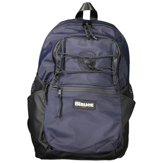 Blauer Blauer Herrenrucksack aus Polyester