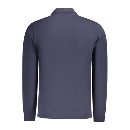 Hugo Boss Blue Cotton Sweatshirt