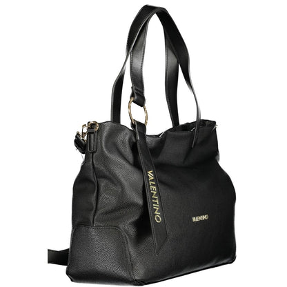 Mario Valentino Black Polyethylene Women Handbag