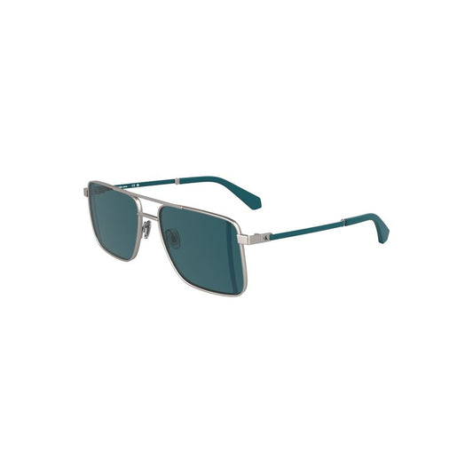 Calvin Klein Grau Metall Herren Sonnenbrille