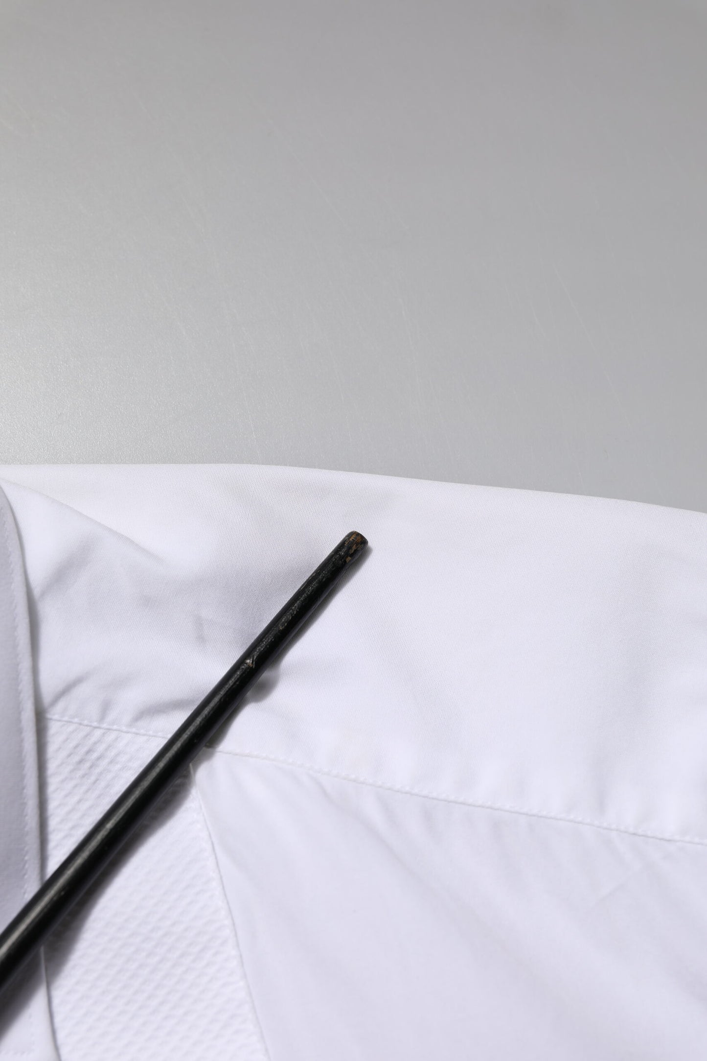 Dolce &amp; Gabbana Weiß GOLD Langarm Kleid Herren Formelles Hemd