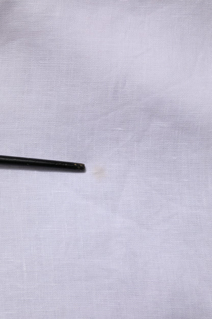 Dolce &amp; Gabbana Weißes Leinenhemd mit langen Ärmeln für Herren