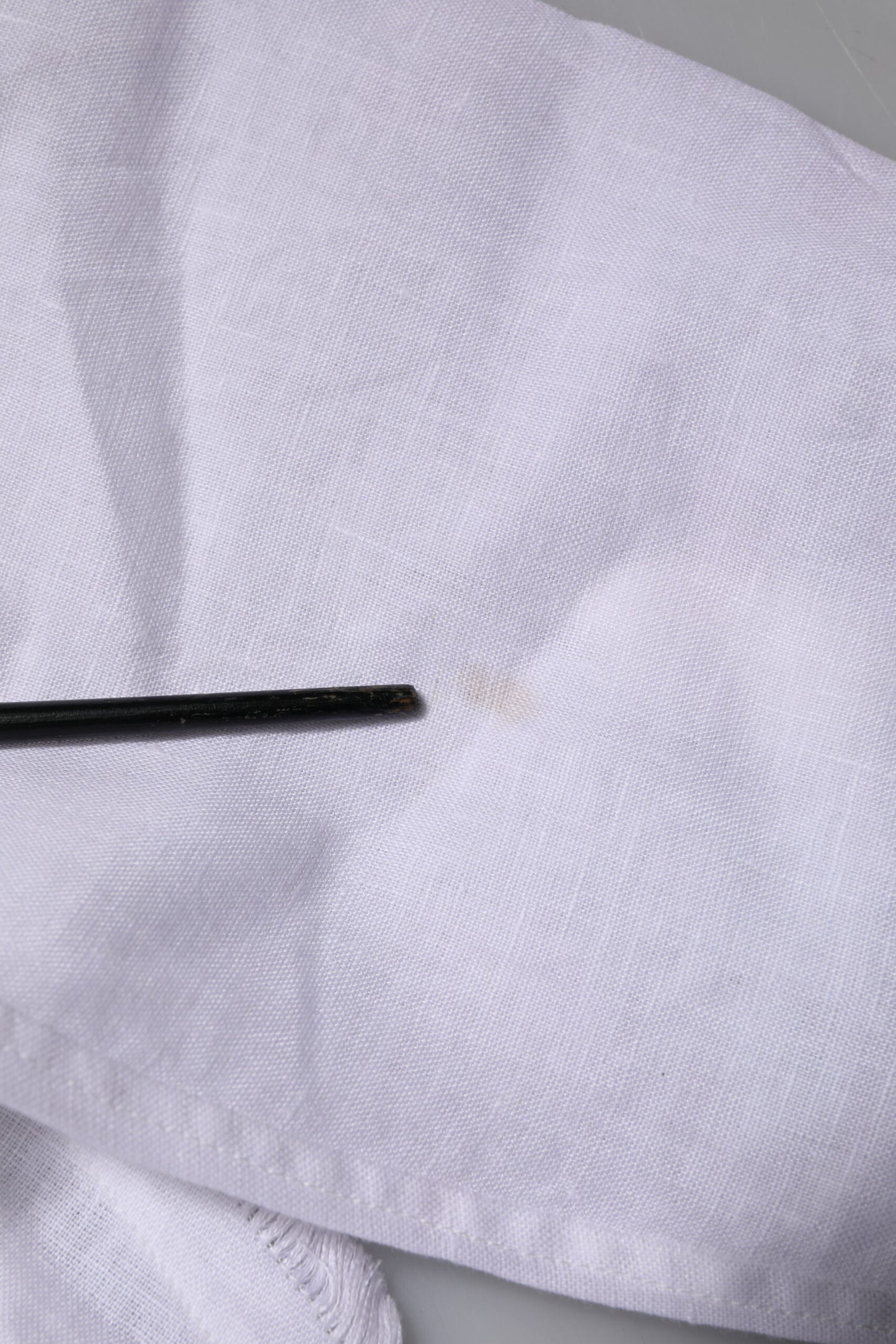 Dolce &amp; Gabbana Weißes Leinenhemd mit langen Ärmeln für Herren