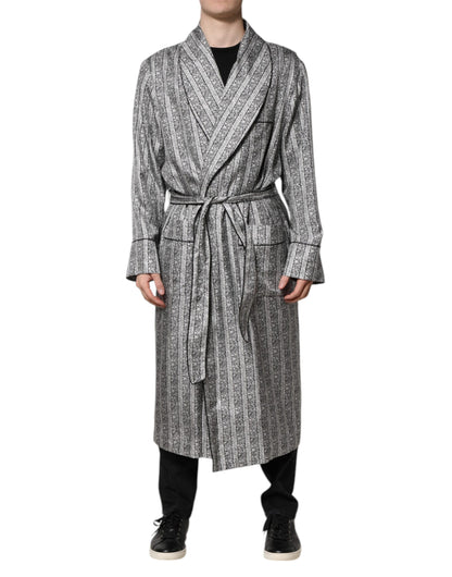 Dolce &amp; Gabbana – Mehrfarbige Wickeljacke mit Blumenmuster