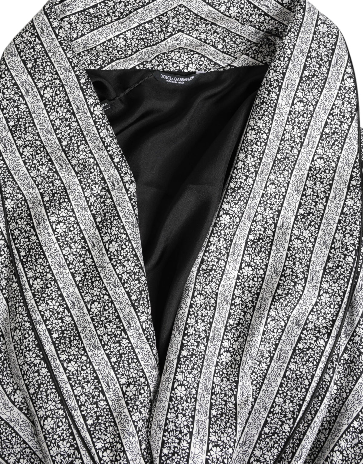Dolce &amp; Gabbana – Mehrfarbige Wickeljacke mit Blumenmuster
