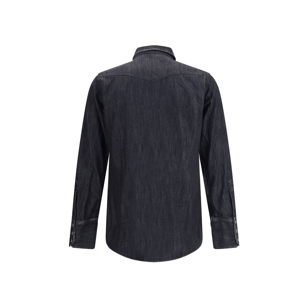 Dsquared² Schwarzes Jeanshemd