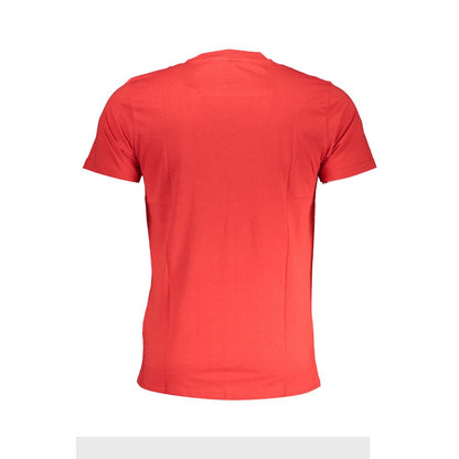Rotes Baumwoll-T-Shirt der Cavalli-Klasse