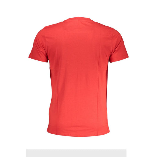 Rotes Baumwoll-T-Shirt der Cavalli-Klasse