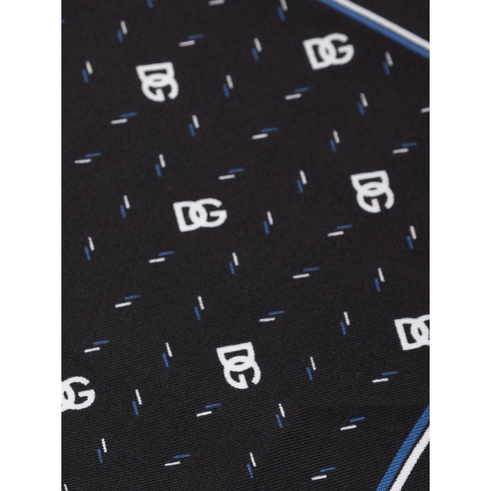 Schwarzes Einstecktuch aus Seide von Dolce &amp; Gabbana