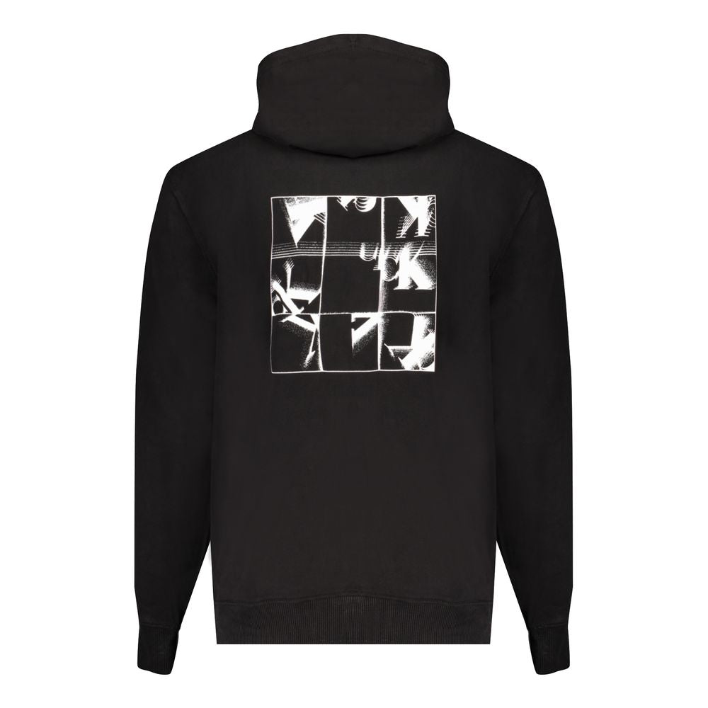 Calvin Klein Herrenpullover aus schwarzer Baumwolle