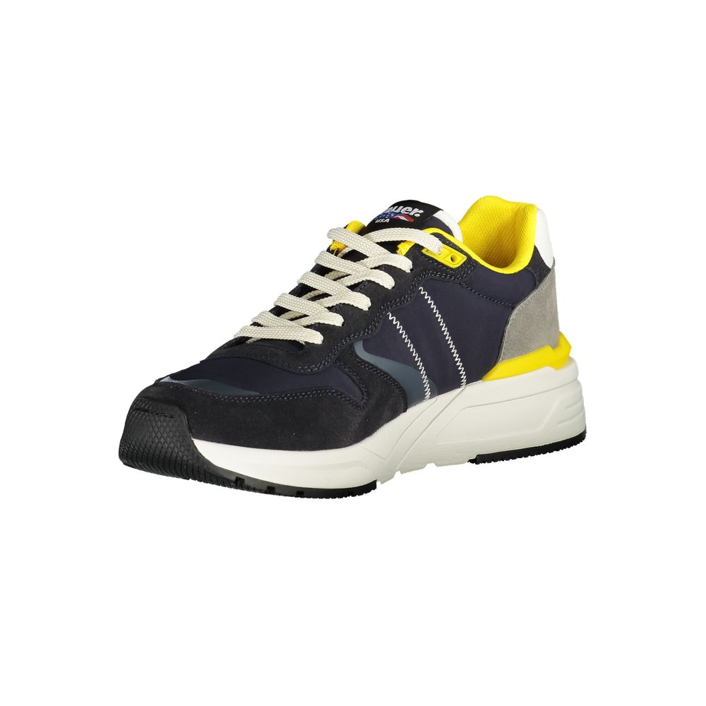 Blauer blauer Herren-Sneaker aus Polyester