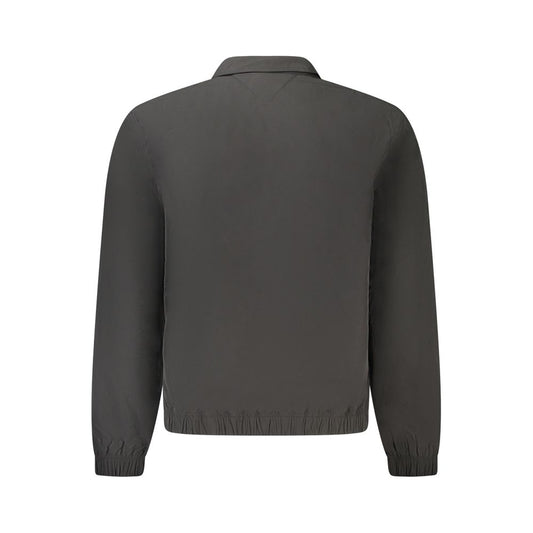 Tommy Hilfiger – Schwarze Polyesterjacke für Herren