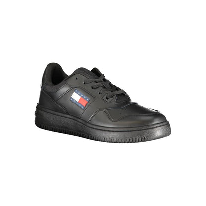 Tommy Hilfiger – Schwarze Polyester-Sneaker