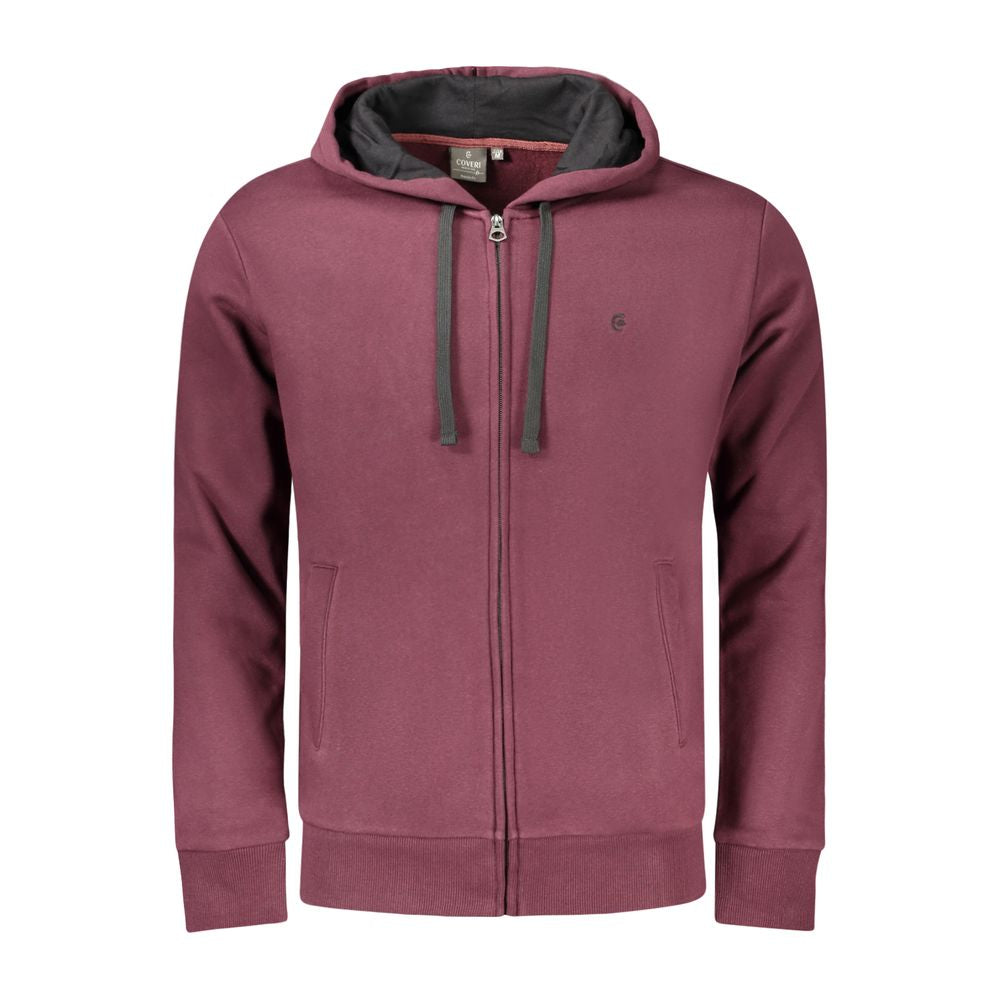 Coveri Moving Red Cotton Herren Pullover