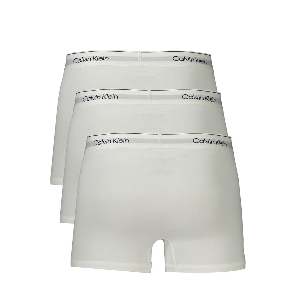 Calvin Klein Herren-Boxershorts aus weißer Baumwolle