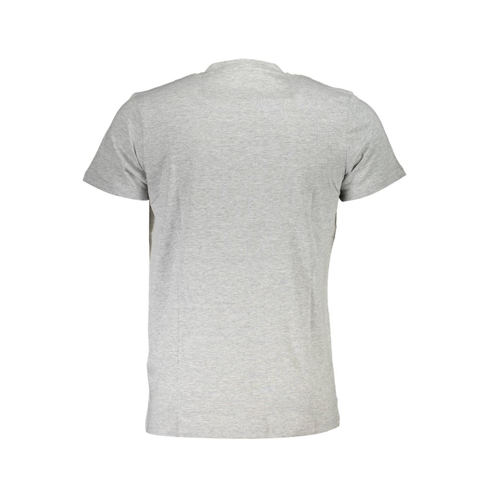Cavalli Class Braunes Herren-T-Shirt aus Baumwolle