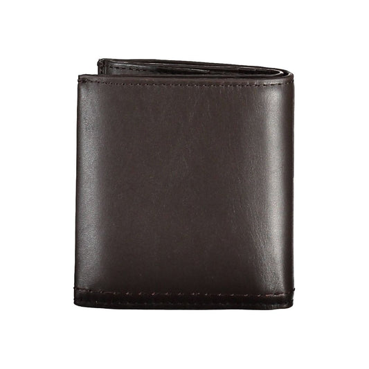 Calvin Klein Herren-Geldbörse aus braunem Leder