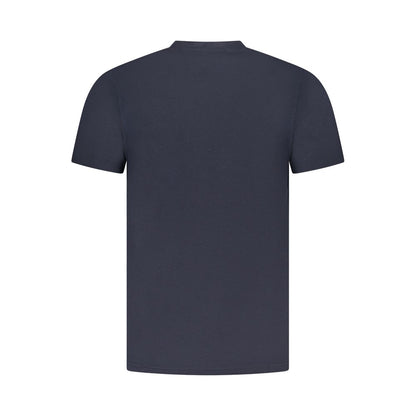 Cavalli Class Herren-T-Shirt aus blauer Baumwolle