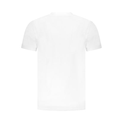 Cavalli Class Weißes Herren-T-Shirt aus Baumwolle
