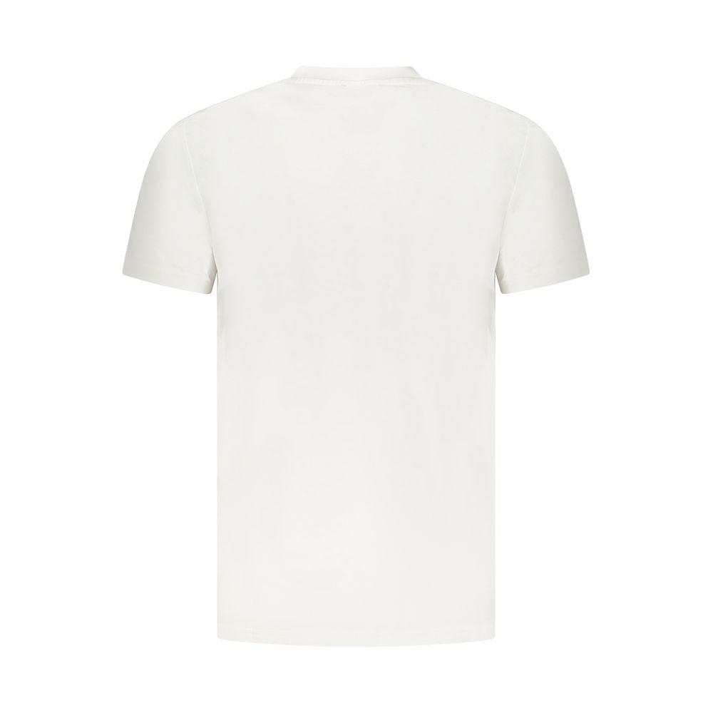 Cavalli Class Weißes Herren-T-Shirt aus Baumwolle