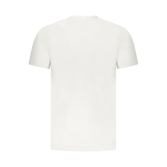 Cavalli Class Weißes Herren-T-Shirt aus Baumwolle