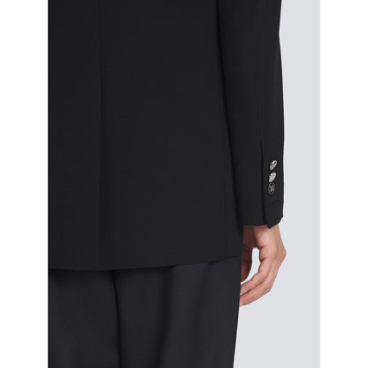 Balmain – Schwarzer Viskose-Blazer für Damen