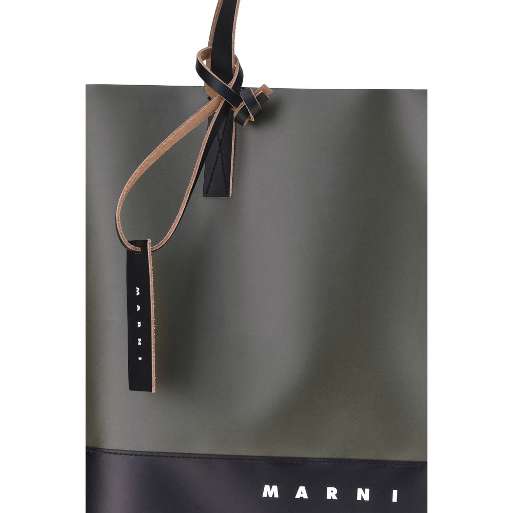 Marni Schultertasche aus mehrfarbigem Polyethylen