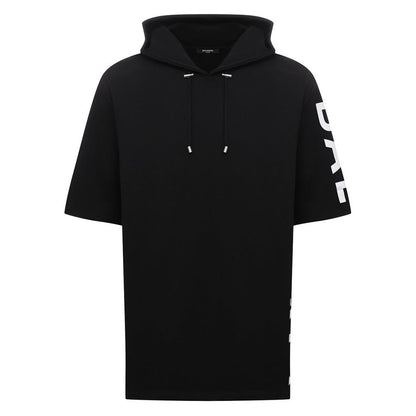 Balmain Schwarzes Baumwoll-Sweatshirt für Herren