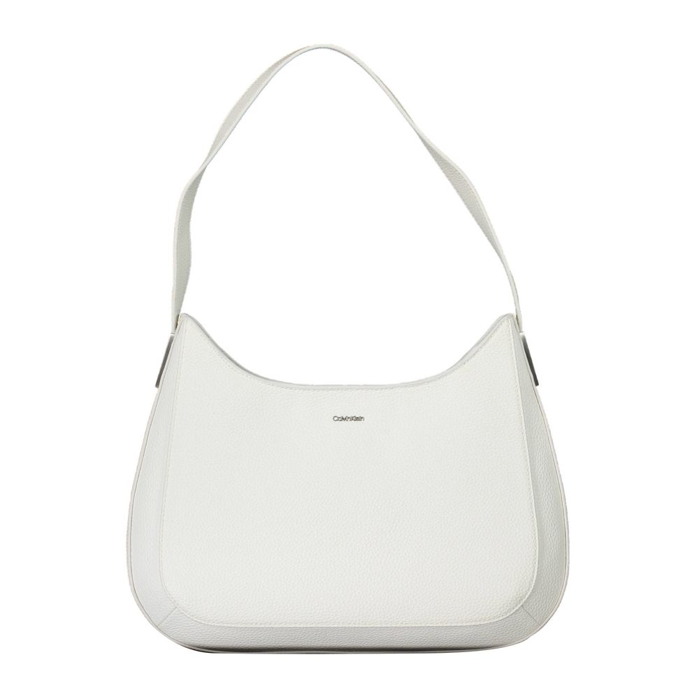 Calvin Klein Weiße Polyester Damen Handtasche