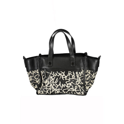 Desigual Schwarze Polyester-Handtasche