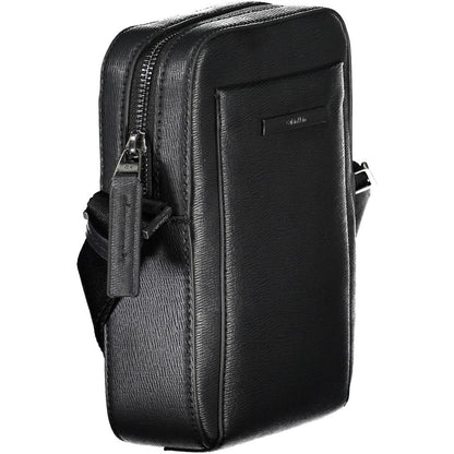 Calvin Klein – Elegante schwarze Umhängetasche mit eleganten Details
