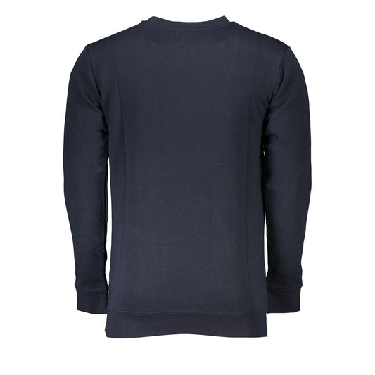 Cavalli Class Blauer Baumwollpullover für Herren