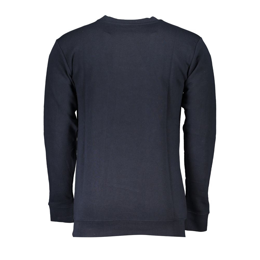 Cavalli Class Blauer Baumwollpullover für Herren