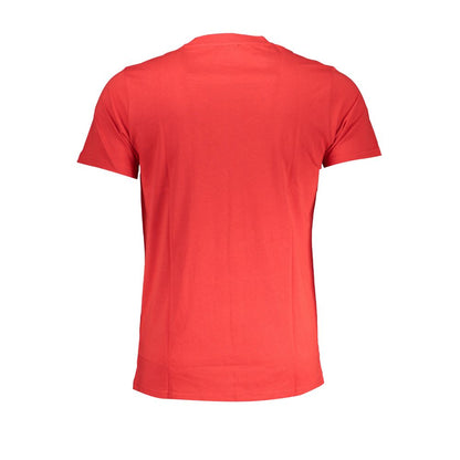 Rotes Baumwoll-T-Shirt der Cavalli-Klasse