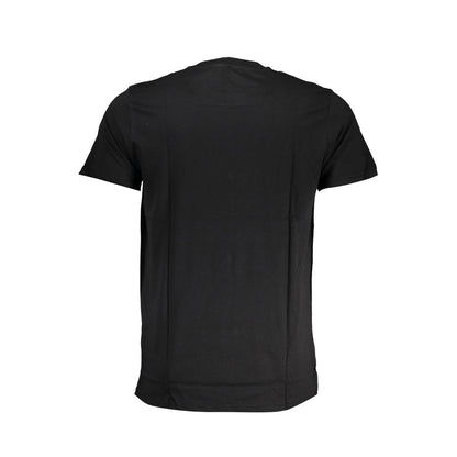 Schwarzes Baumwoll-T-Shirt der Cavalli Class