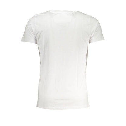 Weißes Baumwoll-T-Shirt der Cavalli Class