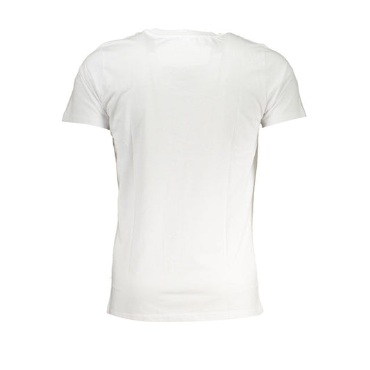 Weißes Baumwoll-T-Shirt der Cavalli Class